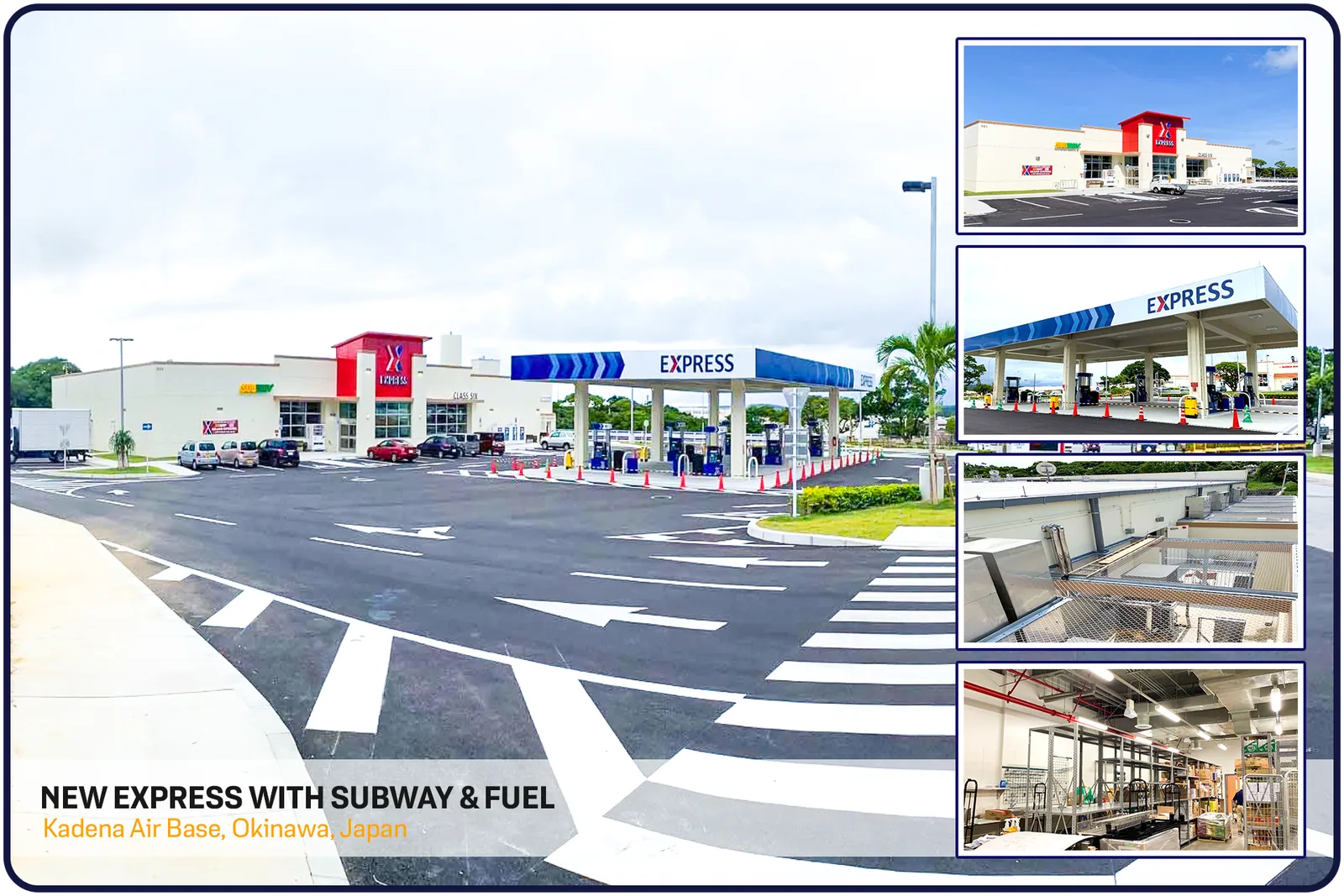New Express with Subway & Fuel Station